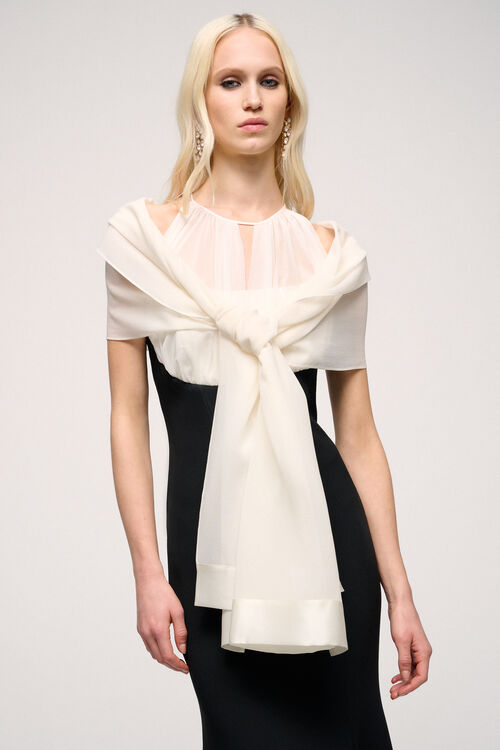 Luisa Spagnoli Riflettere - Sciarpa In Georgette