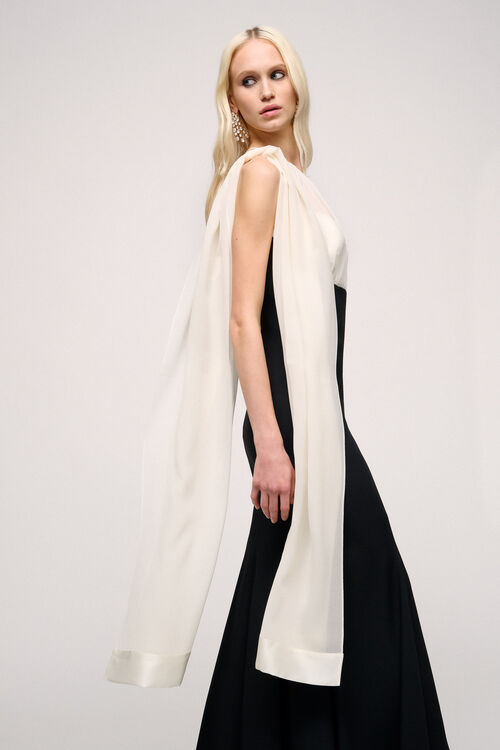 Luisa Spagnoli Riflettere - Sciarpa in georgette