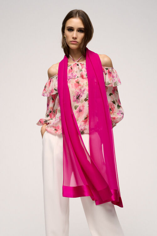 Luisa Spagnoli Riflettere - Sciarpa In Georgette