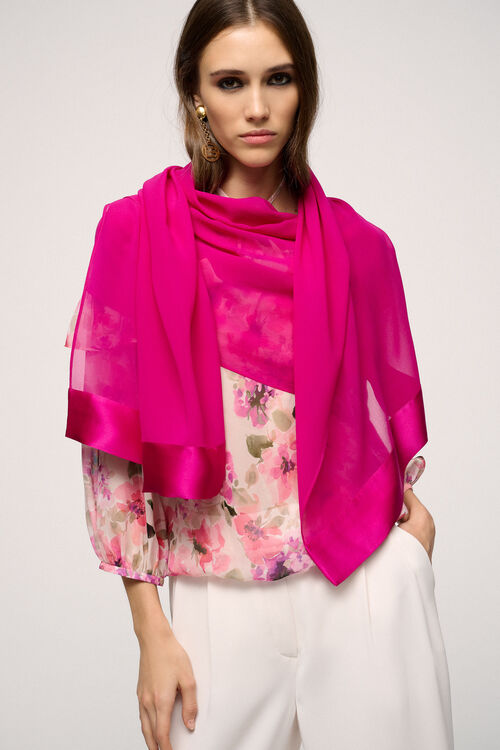 Luisa Spagnoli Riflettere - Sciarpa in georgette