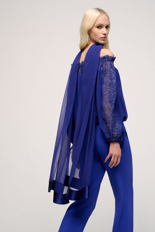 Luisa Spagnoli Riflettere - Sciarpa In Georgette