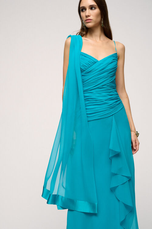 Luisa Spagnoli Riflettere - Sciarpa in georgette