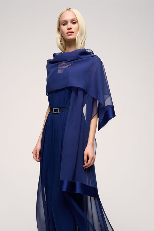 Luisa Spagnoli Riflettere - Sciarpa In Georgette