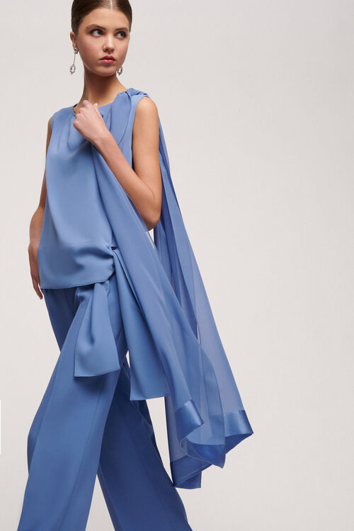 Luisa Spagnoli Riflettere - Sciarpa In Georgette