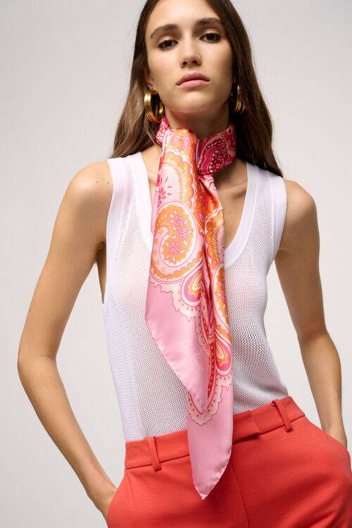 Luisa Spagnoli Rime - Foulard in seta