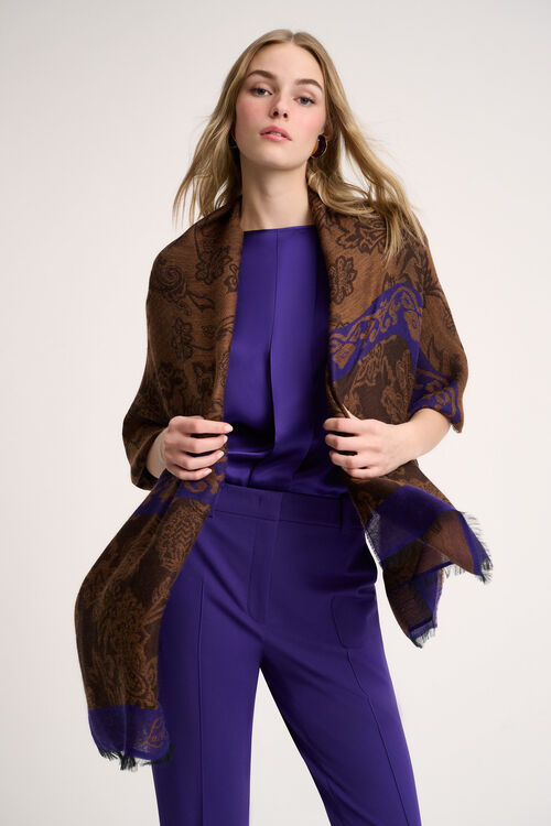 Luisa Spagnoli Roccatura - Sciarpa Jacquard