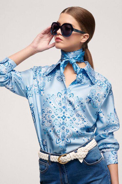 Luisa Spagnoli Rodarte - Foulard Stampato