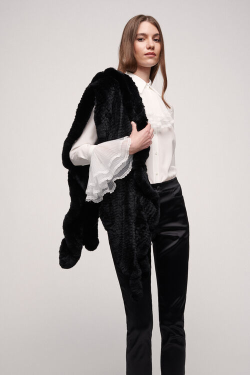 Luisa Spagnoli Romanza - Stola Di Pelliccia