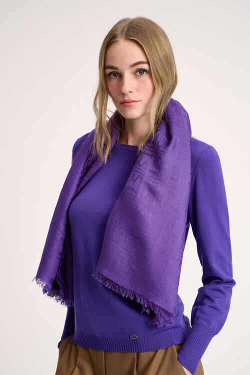 Luisa Spagnoli Romanzo - Stola Con Logo