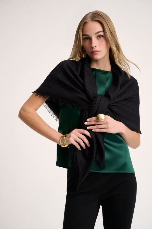 Luisa Spagnoli Romanzo - Stola con logo