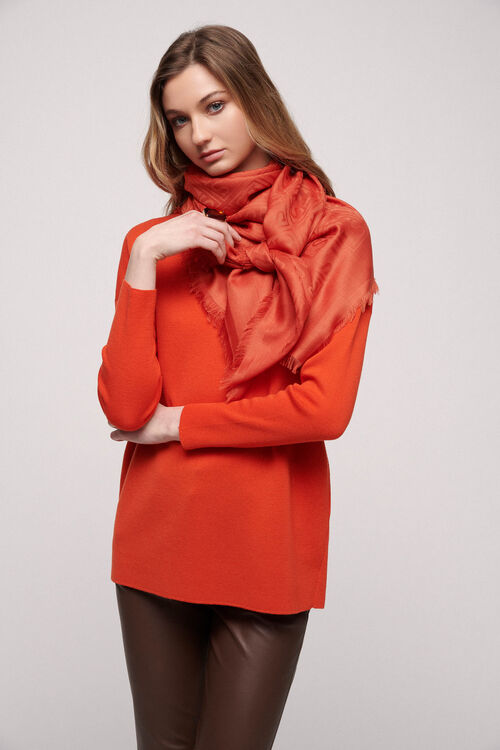 Luisa Spagnoli Romanzo - Stola Con Logo