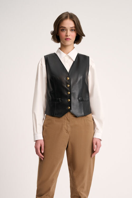 Luisa Spagnoli Sapore - Gilet In Pelle