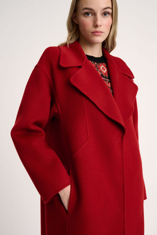 Luisa Spagnoli Scacco - Cappotto In Misto Lana