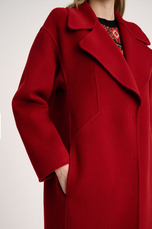 Luisa Spagnoli Scacco - Cappotto In Misto Lana