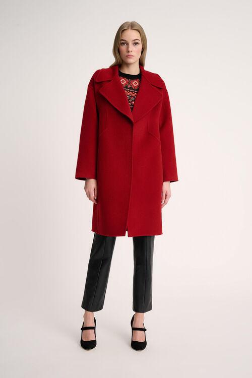 Luisa Spagnoli Scacco - Cappotto in misto lana