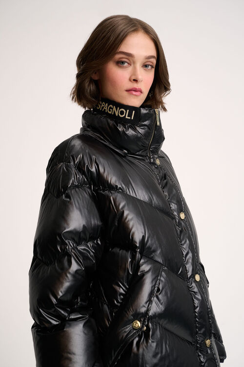 Luisa Spagnoli Sconto - Piumino Con Cappuccio