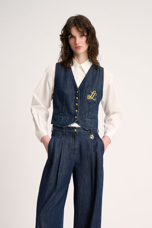 Luisa Spagnoli Scudiero - Gilet In Denim