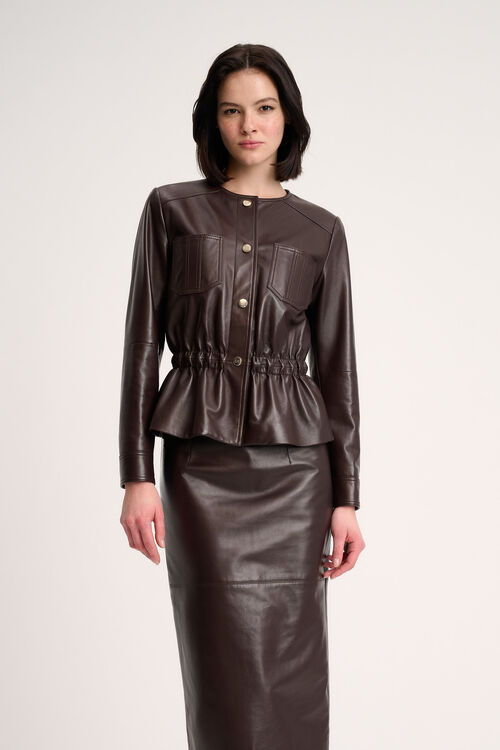 Luisa Spagnoli Sergente - Giacca in pelle