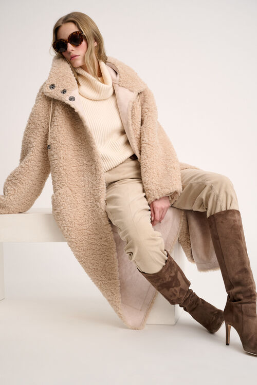 Luisa Spagnoli Serra - Cappotto teddy