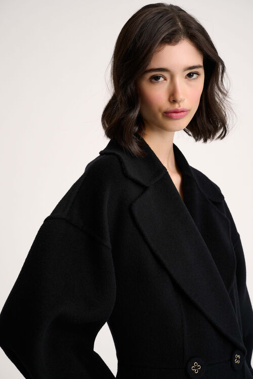 Luisa Spagnoli Sondaggio - Cappotto In Panno Di Lana