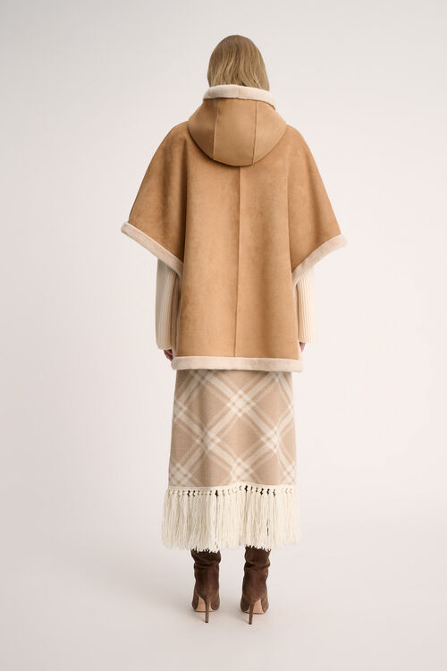 Luisa Spagnoli Spray - Mantella Dettagli Faux Fur