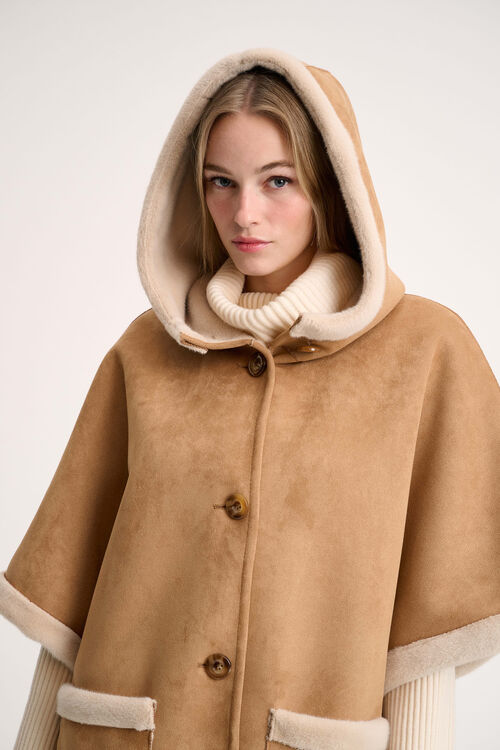 Luisa Spagnoli Spray - Mantella Dettagli Faux Fur