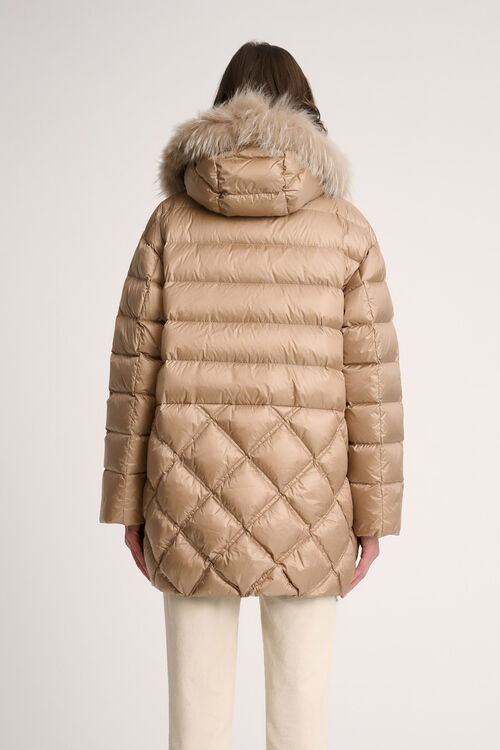 Luisa Spagnoli Stato - Piumino Con Cappuccio