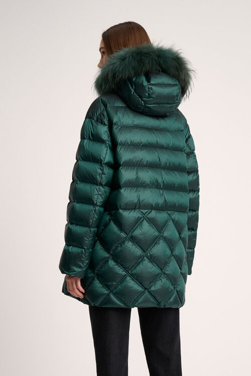 Luisa Spagnoli Stato - Piumino Con Cappuccio