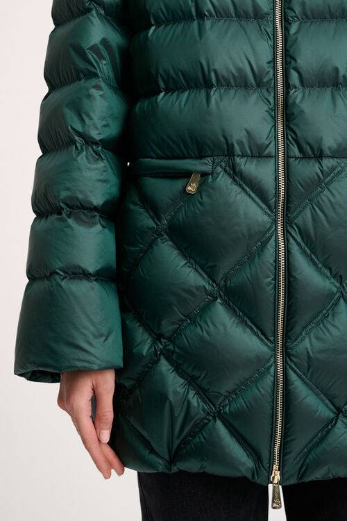 Luisa Spagnoli Stato - Piumino Con Cappuccio