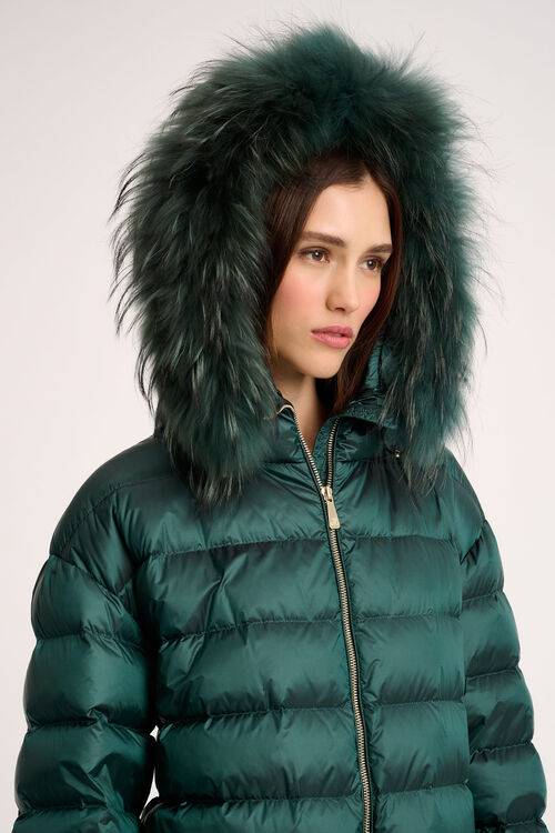 Luisa Spagnoli Stato - Piumino con cappuccio