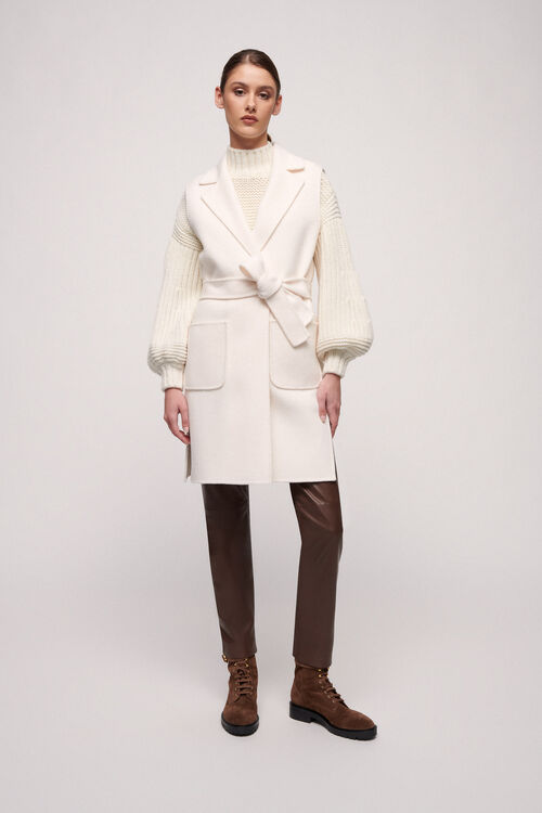 Luisa Spagnoli Sula - Gilet A Vestaglia