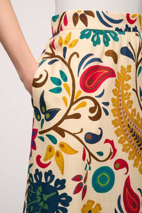 Luisa Spagnoli Tassello - Gonna Paisley