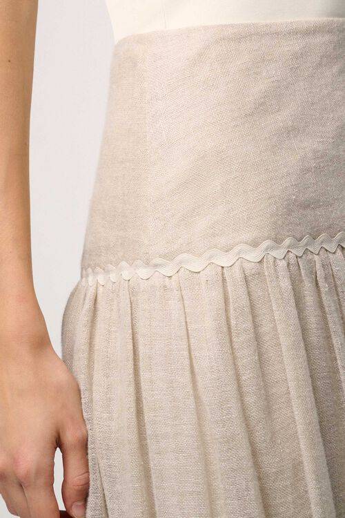 Luisa Spagnoli Termale - Gonna In Lino