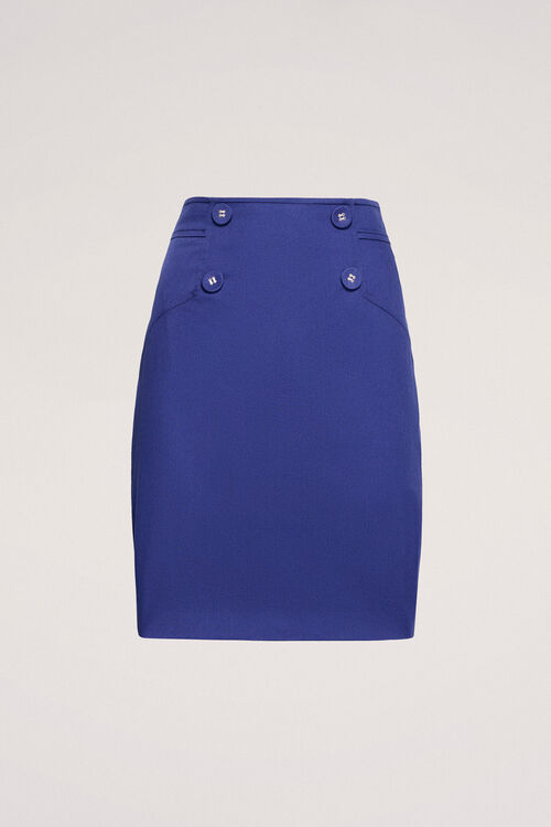 Luisa Spagnoli Testo - Gonna Con Bottoni Decorativi