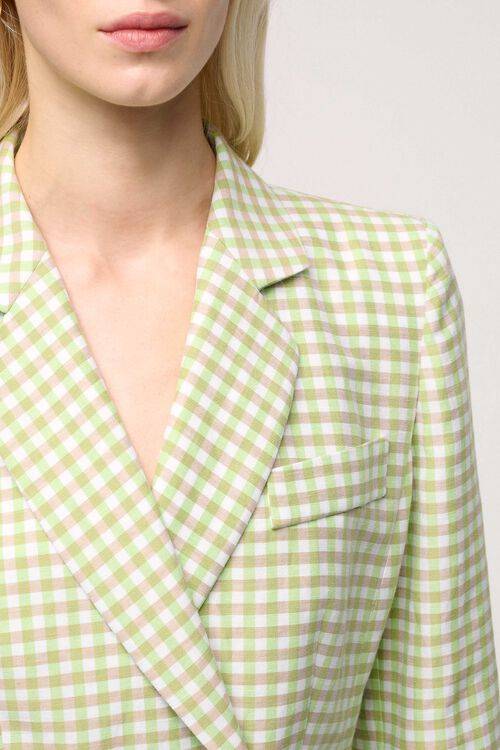 Luisa Spagnoli Valorosa - Giacca Doppiopetto Vichy