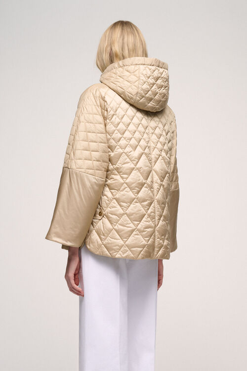 Luisa Spagnoli Vaporoso - Piumino Con Cappuccio