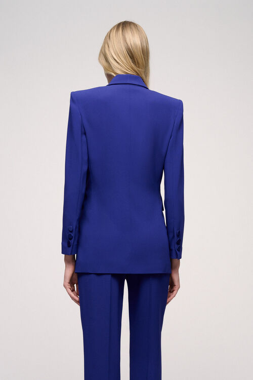 Luisa Spagnoli Vegetale - Giacca Con Revers In Raso