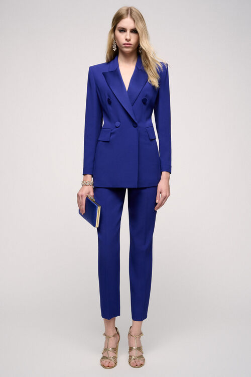 Luisa Spagnoli Vegetale - Giacca Con Revers In Raso