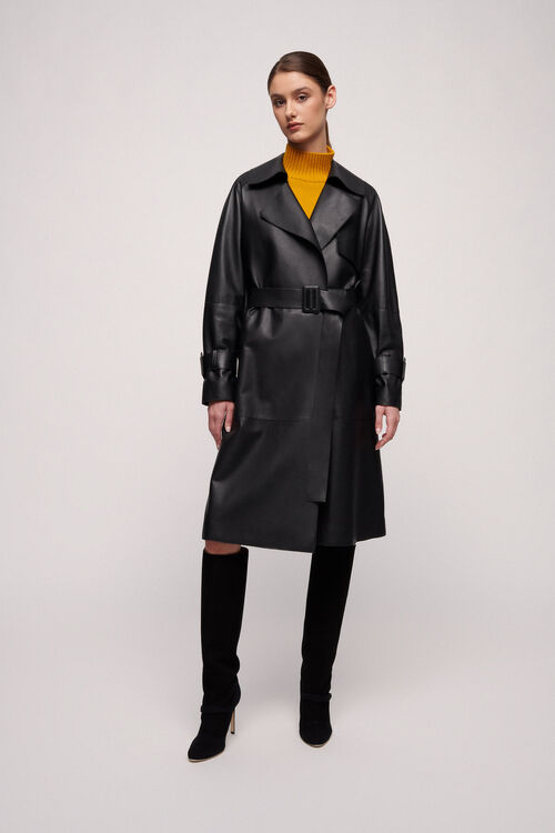 Luisa Spagnoli Velica - Trench in pelle