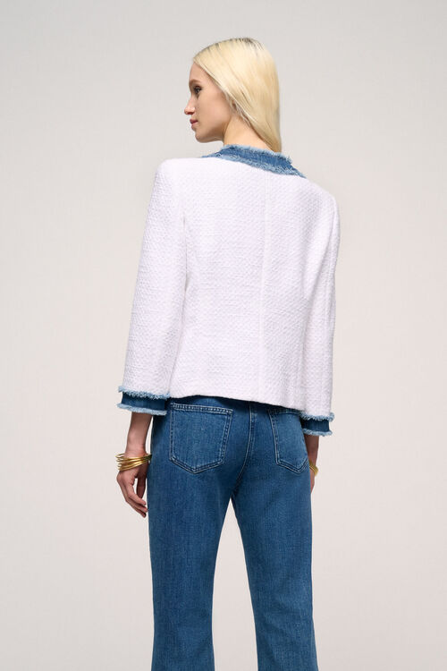 Luisa Spagnoli Vespa - Giacca Con Profili In Denim