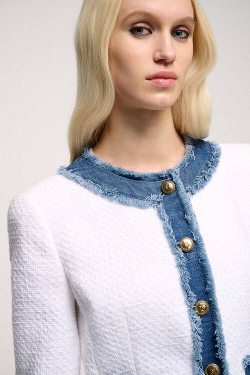 Luisa Spagnoli Vespa - Giacca Con Profili In Denim