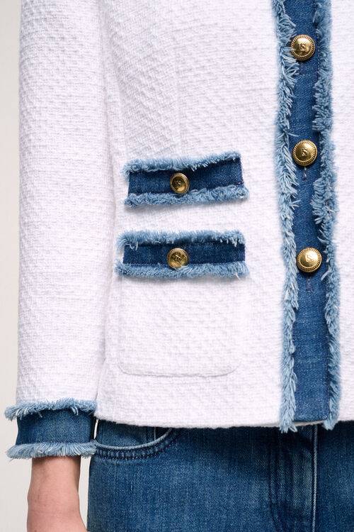 Luisa Spagnoli Vespa - Giacca Con Profili In Denim