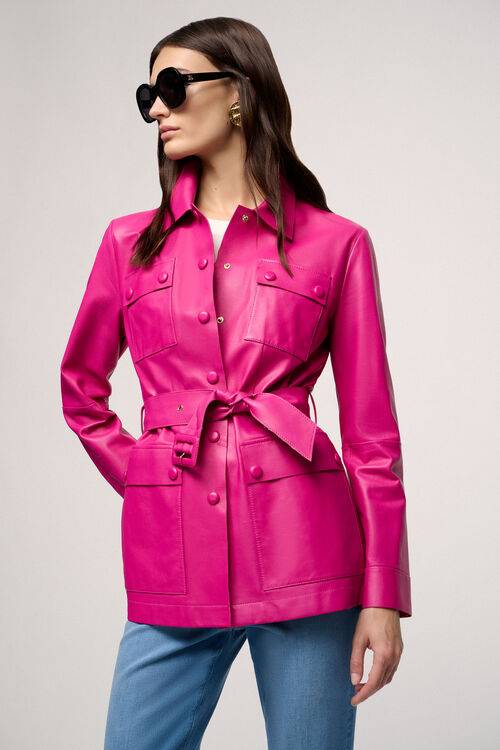 Luisa Spagnoli Vezzano - Giacca field in pelle