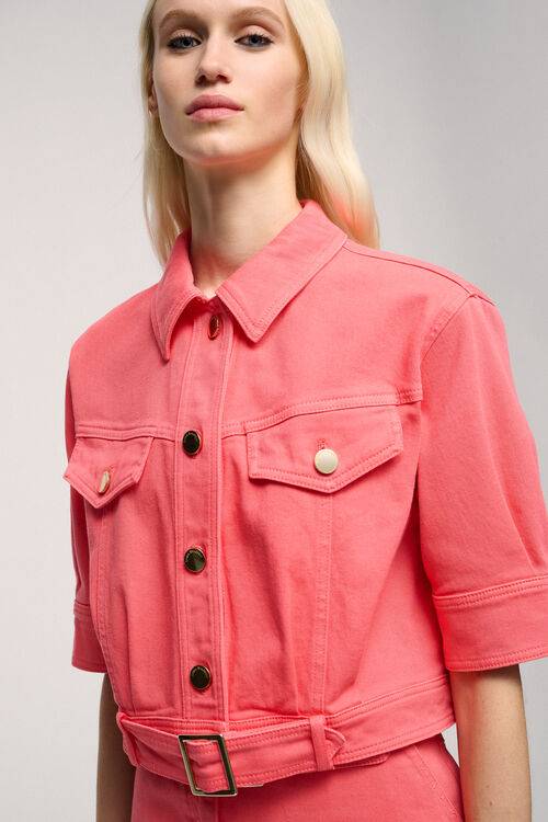 Luisa Spagnoli Visto - Giacca Cropped In Cotone