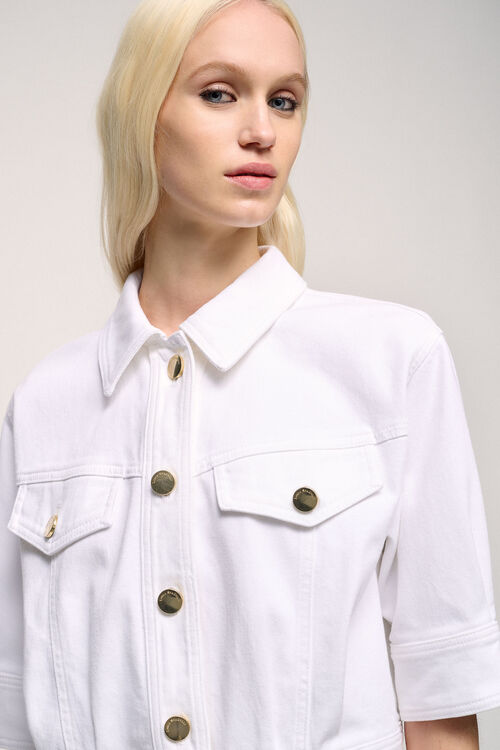 Luisa Spagnoli Visto - Giacca Cropped In Cotone