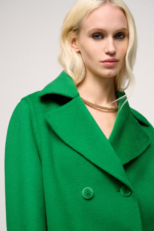 Luisa Spagnoli Vivai - Caban In Misto Lana