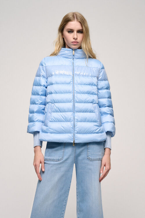 Luisa Spagnoli Vogatore - Piumino con paillettes