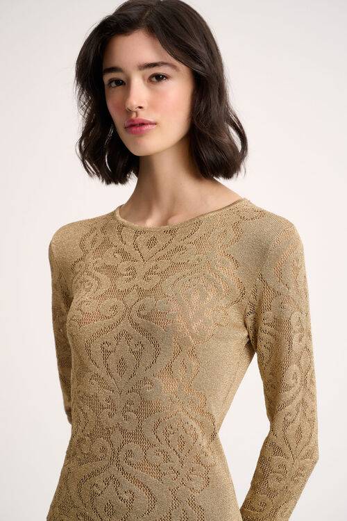 Luisa Spagnoli Zama - Pullover Damascato