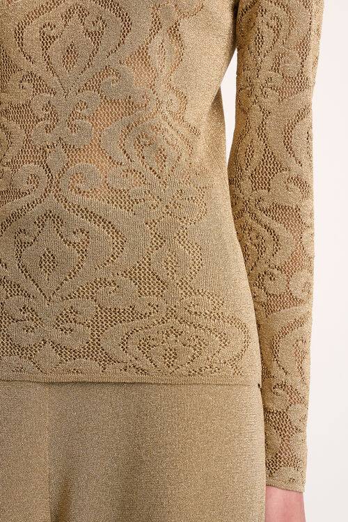Luisa Spagnoli Zama - Pullover Damascato