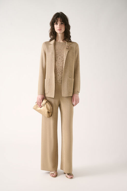 Luisa Spagnoli Zeppola - Cardigan lurex